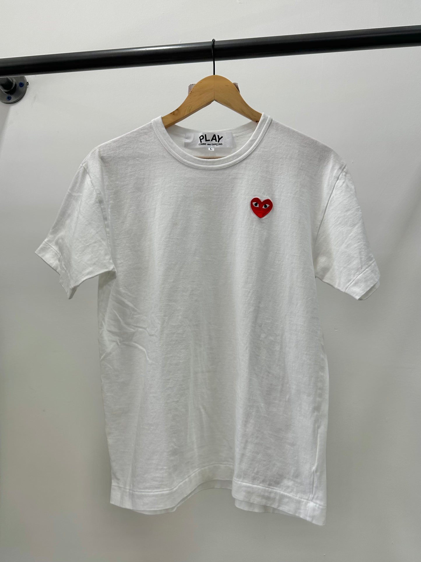 CDG Play Tee White