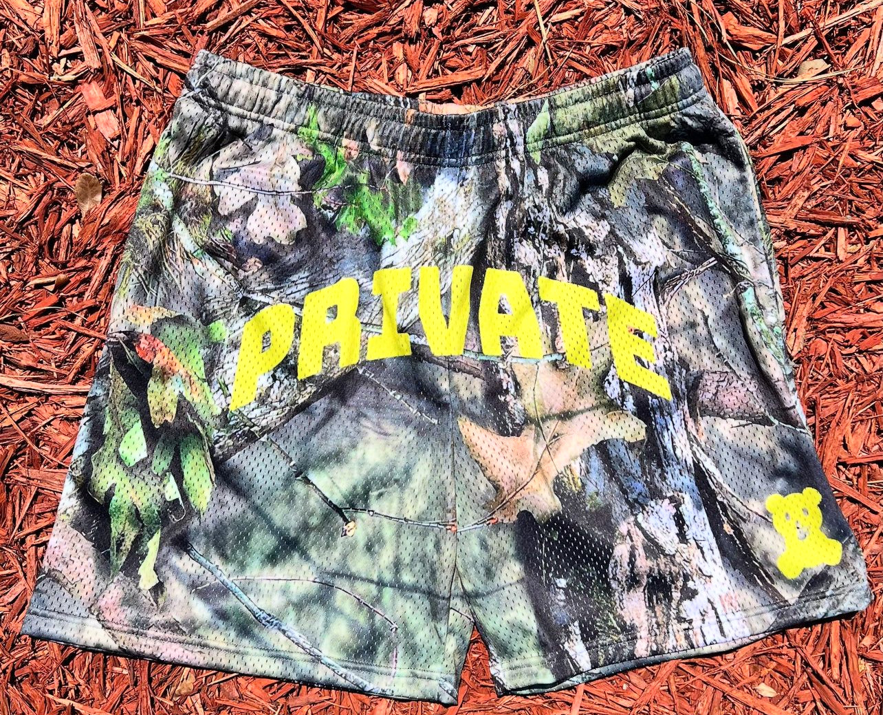 Private Shop “Forest Camo” Shorts