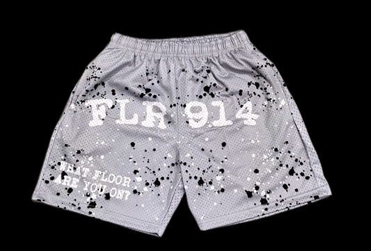 CEMENT GREY SPLATTER SHORTS